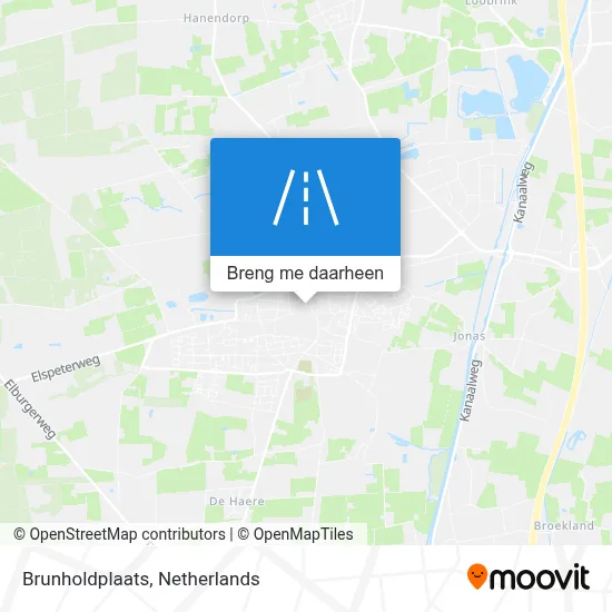 Brunholdplaats kaart