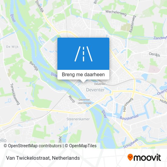 Van Twickelostraat kaart