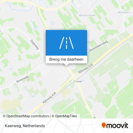 Kaerweg kaart