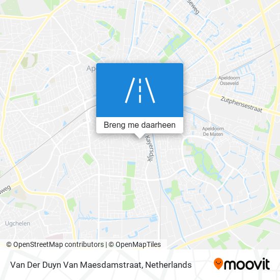 Van Der Duyn Van Maesdamstraat kaart