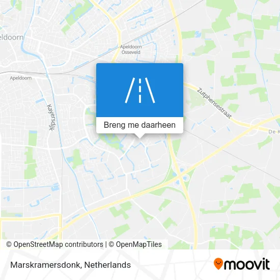 Marskramersdonk kaart