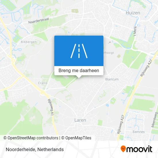 Noorderheide kaart