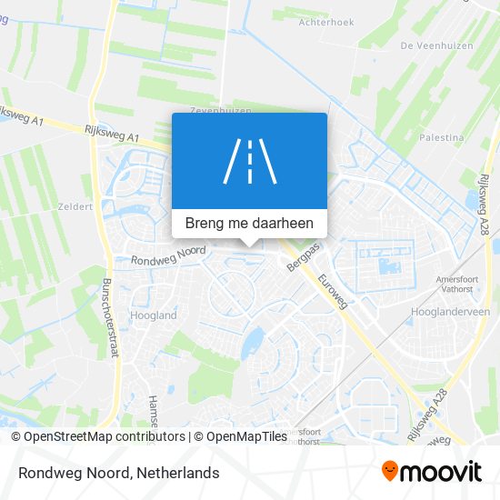 Rondweg Noord kaart