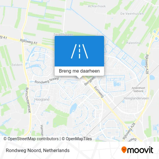 Rondweg Noord kaart