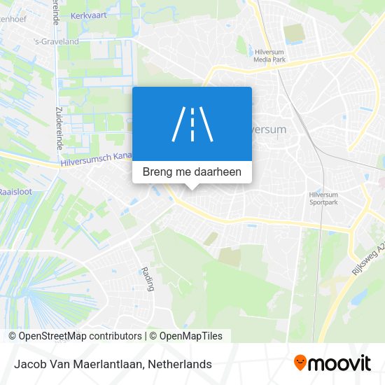 Jacob Van Maerlantlaan kaart