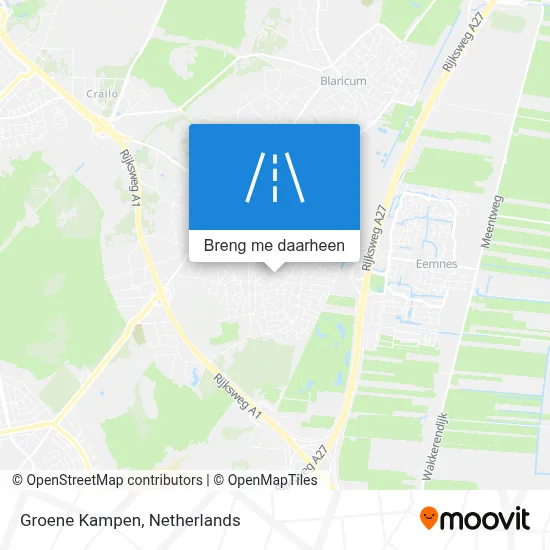 Groene Kampen kaart
