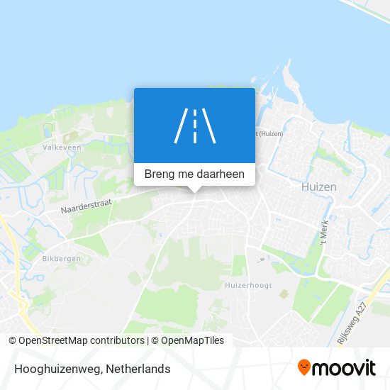 Hooghuizenweg kaart