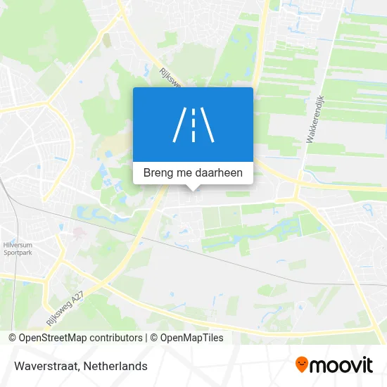 Waverstraat kaart