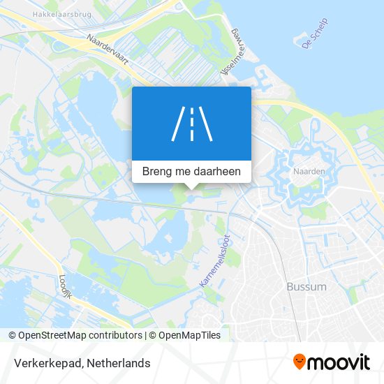 Verkerkepad kaart