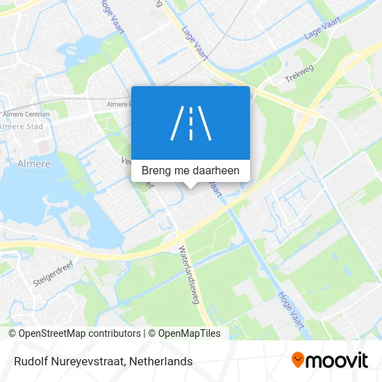 Rudolf Nureyevstraat kaart