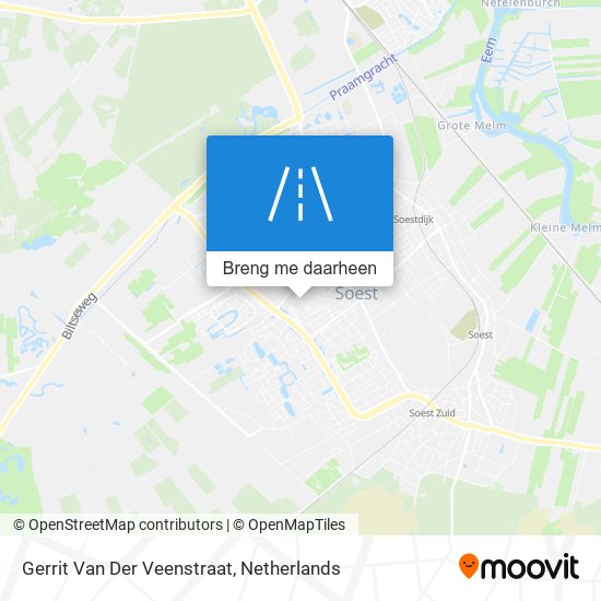 Gerrit Van Der Veenstraat kaart