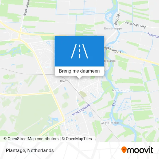 Plantage kaart