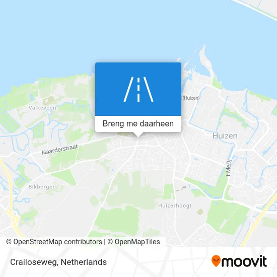 Crailoseweg kaart