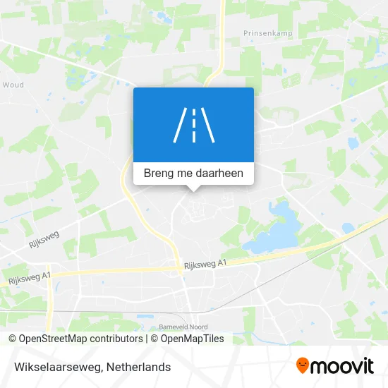 Wikselaarseweg kaart