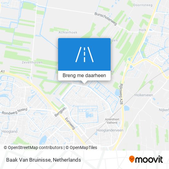 Baak Van Bruinisse kaart