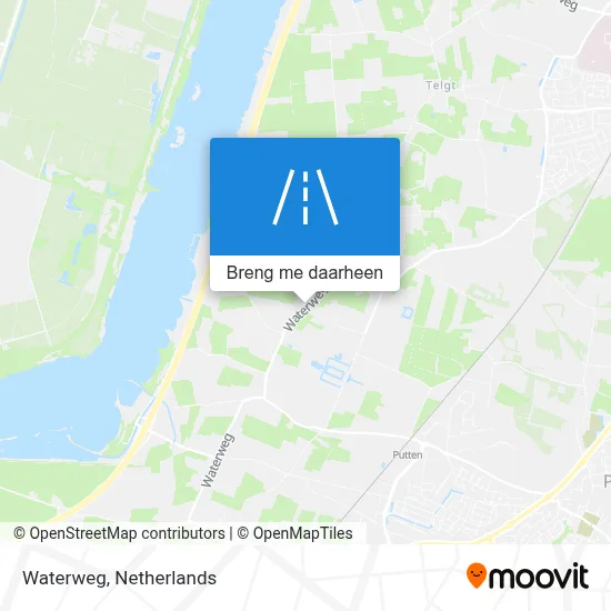 Waterweg kaart