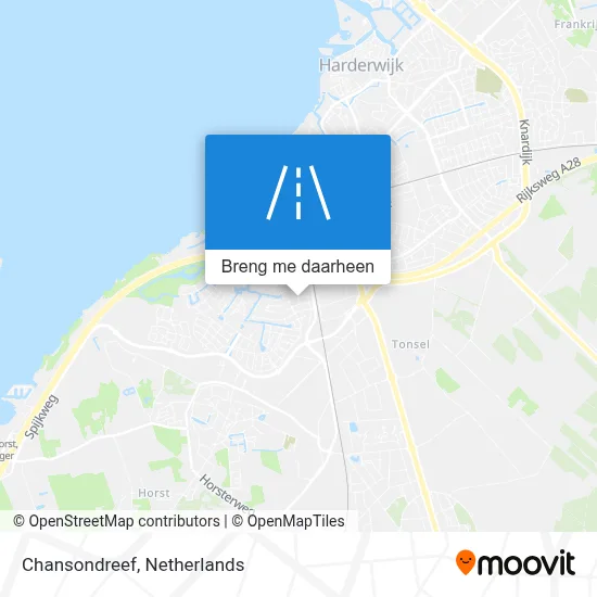 Chansondreef kaart