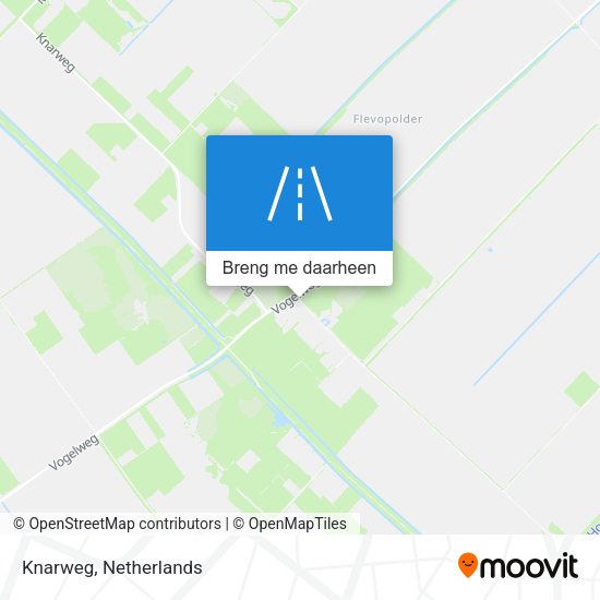 Knarweg kaart