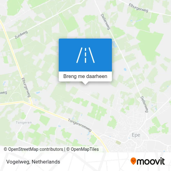 Vogelweg kaart