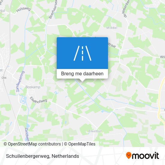 Schuilenbergerweg kaart