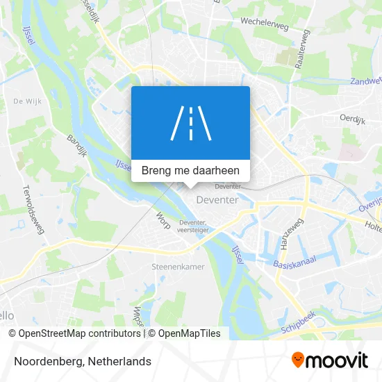 Noordenberg kaart