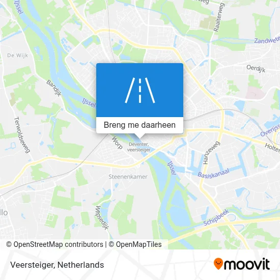 Veersteiger kaart