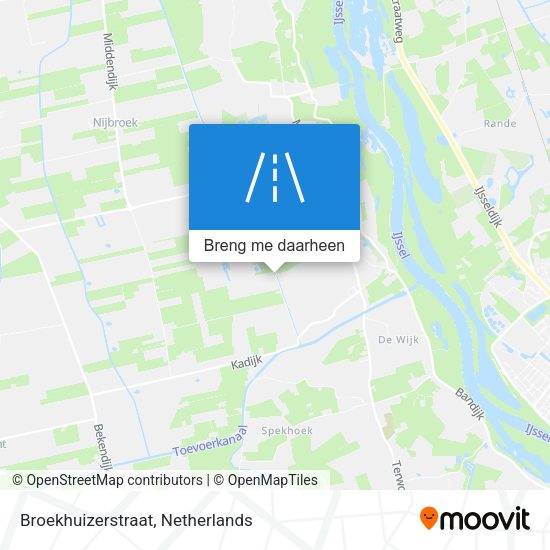 Broekhuizerstraat kaart