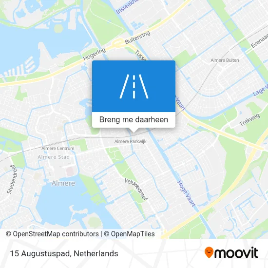 15 Augustuspad kaart