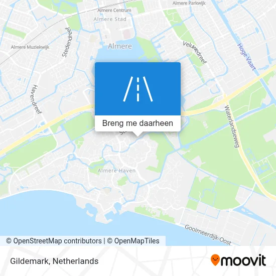 Gildemark kaart