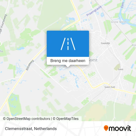 Clemensstraat kaart