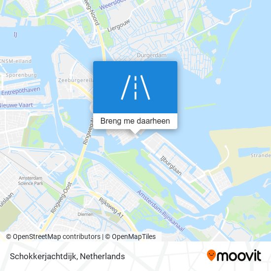 Schokkerjachtdijk kaart