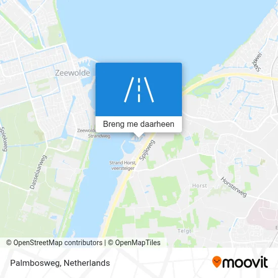 Palmbosweg kaart