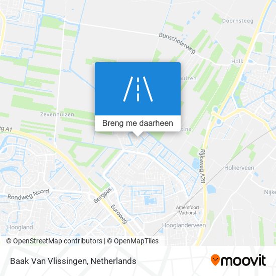 Baak Van Vlissingen kaart