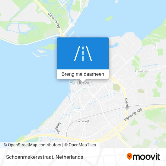 Schoenmakersstraat kaart