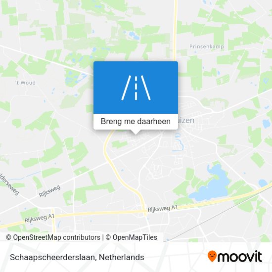 Schaapscheerderslaan kaart