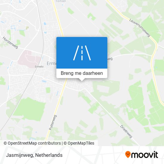 Jasmijnweg kaart