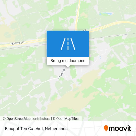 Blaupot Ten Catehof kaart