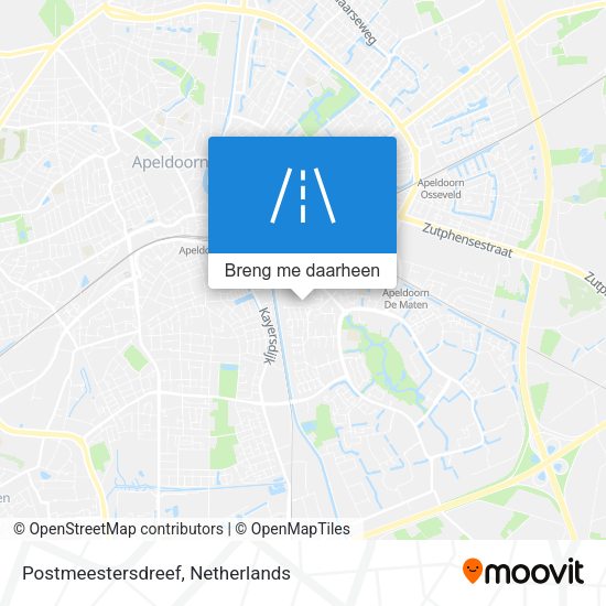Postmeestersdreef kaart