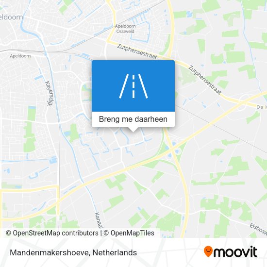 Mandenmakershoeve kaart