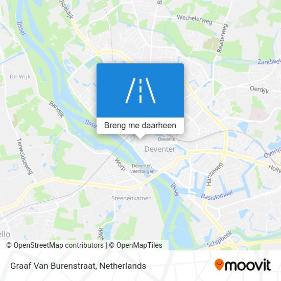Graaf Van Burenstraat kaart