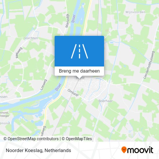 Noorder Koeslag kaart
