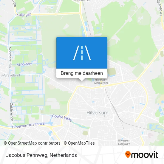 Jacobus Pennweg kaart