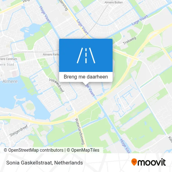 Sonia Gaskellstraat kaart