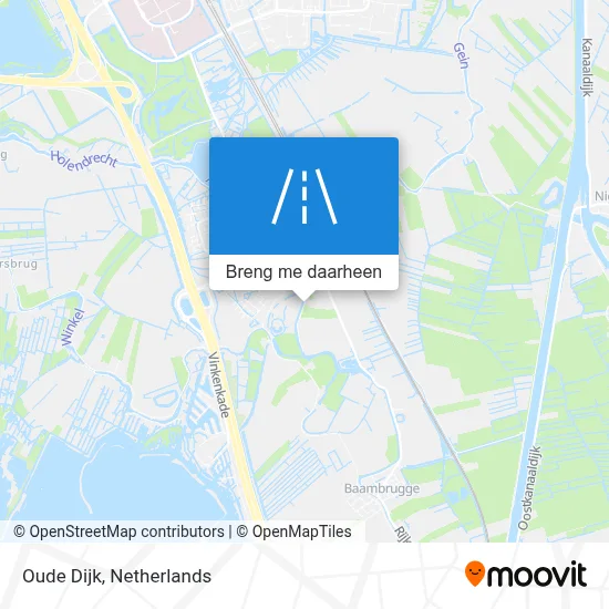 Oude Dijk kaart