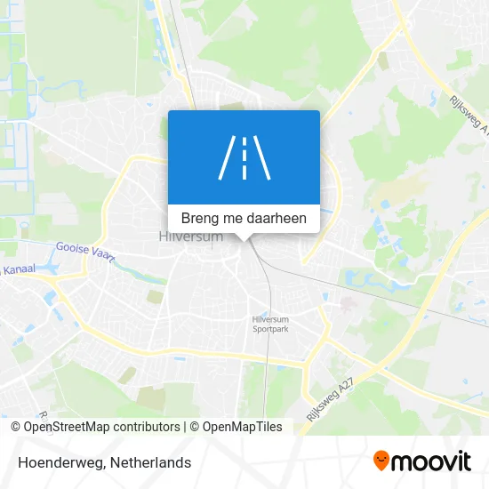 Hoenderweg kaart