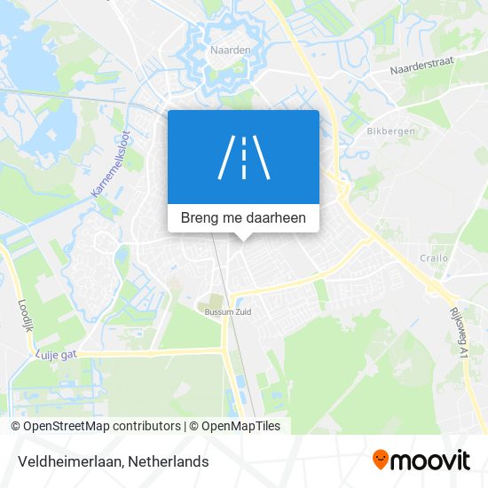 Veldheimerlaan kaart