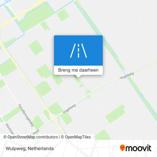 Wulpweg kaart
