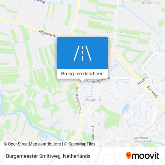 Burgemeester Smittweg kaart