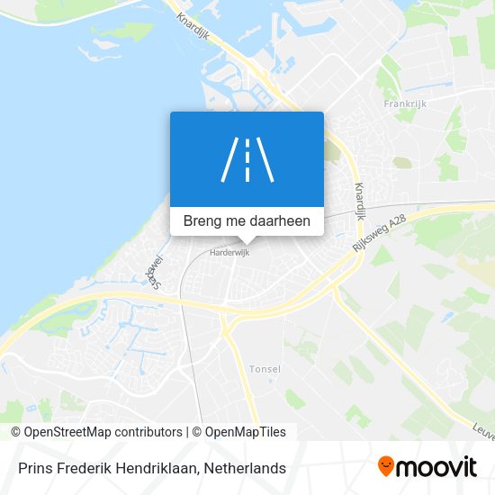 Prins Frederik Hendriklaan kaart