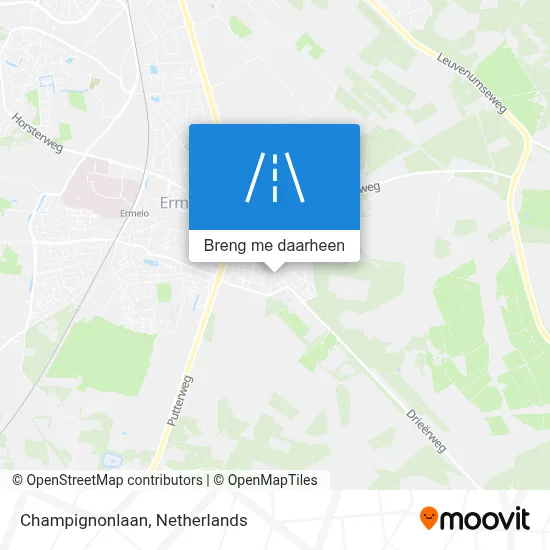 Champignonlaan kaart